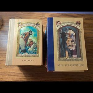 Complete Set of Series of Unfortunate Events Books by Lemony Snicket